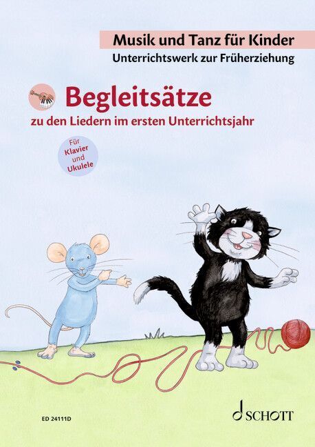Musik und Tanz für Kinder - Begleitsätze zu den Liedern im ersten Unterrichtsjahr für Klavier und Ukulele (Rainer Kotzian)
