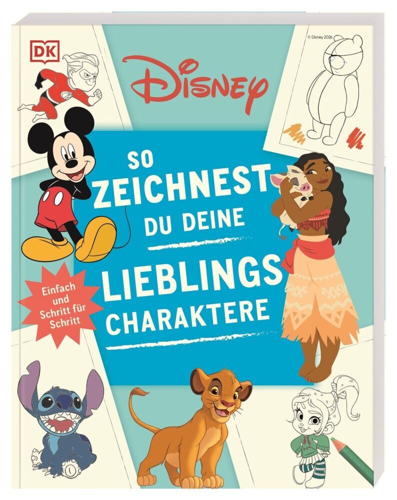 Disney. So zeichnest du deine Lieblingscharaktere (Dk Verlag)