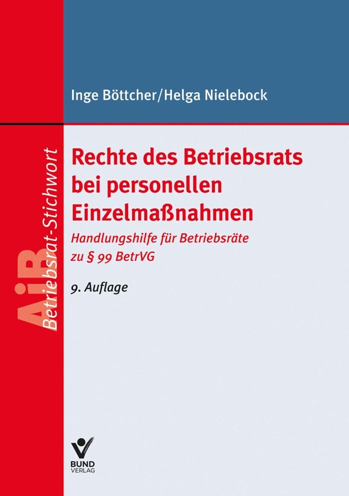 Rechte des Betriebsrats bei personellen Einzelmaßnahmen (Inge Böttcher)