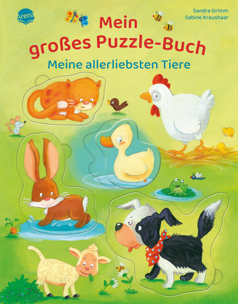 Mein großes Puzzle-Buch. Meine allerliebsten Tiere (Sandra Grimm)