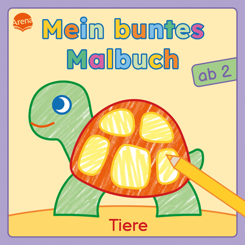 Mein buntes Malbuch ab 2. Tiere (Izabella Markiewicz)