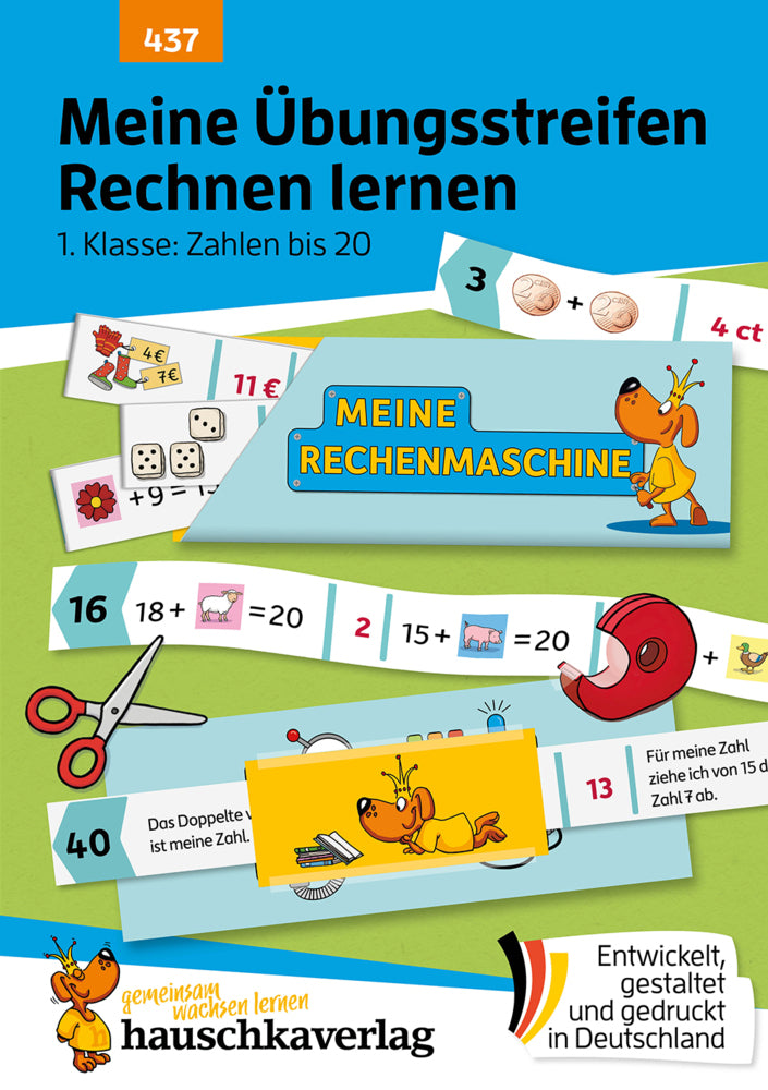 Meine Übungsstreifen Rechnen lernen - 1. Klasse: Zahlen bis 20 (Agnes Spiecker)