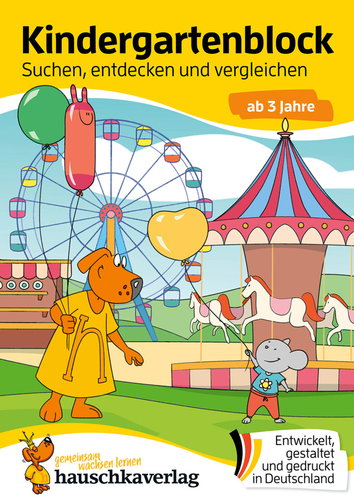 Kindergartenblock ab 3 Jahre - Suchen, entdecken und vergleichen (Ulrike Maier)