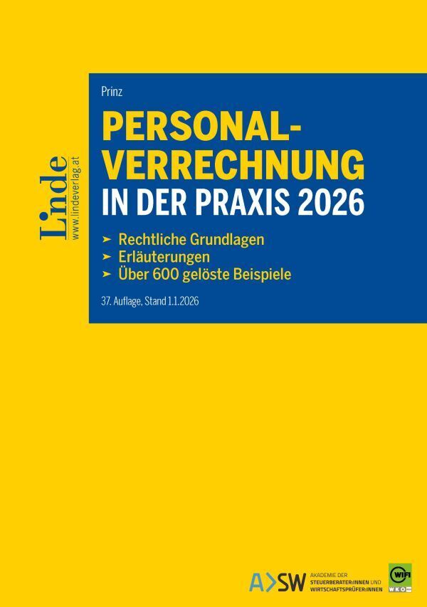 Personalverrechnung in der Praxis 2026 (Irina Prinz)
