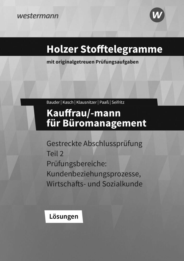 Holzer Stofftelegramme Baden-Württemberg - Kauffrau/-mann für Büromanagement (Christian Seifritz)