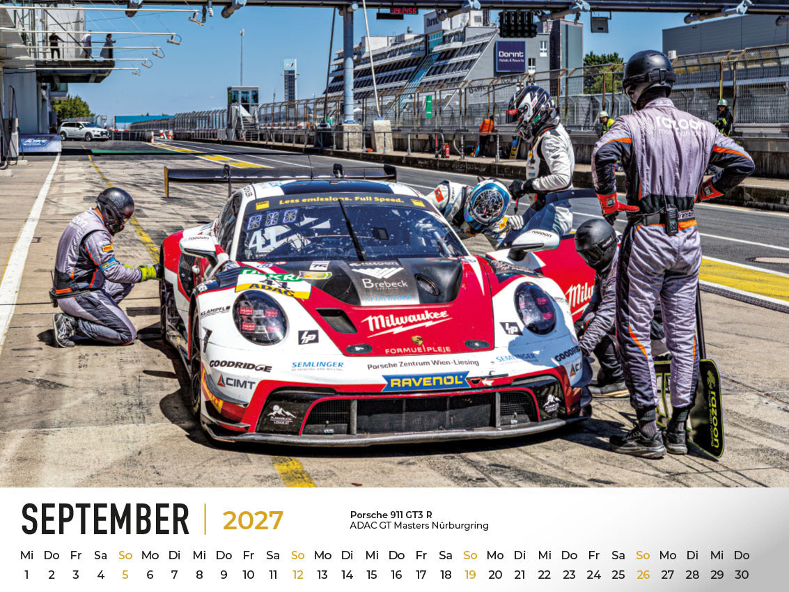 Porsche im Rennsport Kalender 2027 (Frank Pommer)