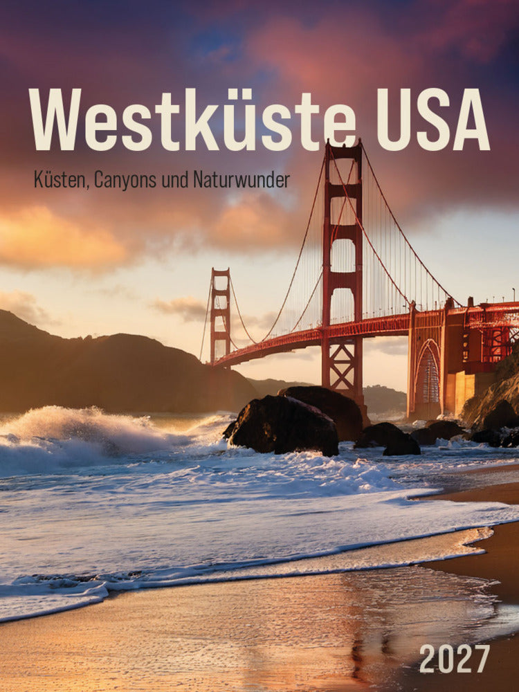 Westküste USA-Küsten, Canyons und Naturwunder Kalender 2027 (Frank Pommer)