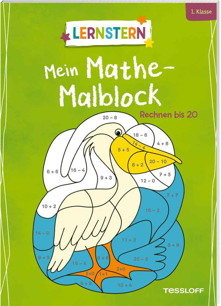 LERNSTERN. Mein Mathe-Malblock. Rechnen bis 20 (Sabine Schwertführer)