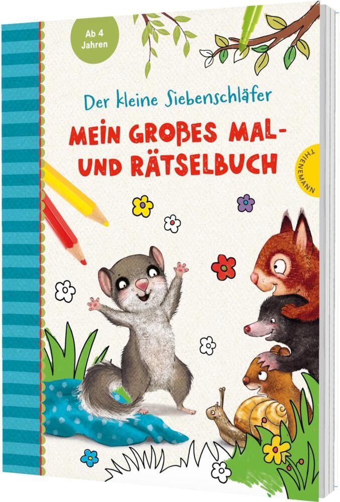 Der kleine Siebenschläfer: Mein großes Mal- und Rätselbuch (Sabine Bohlmann)