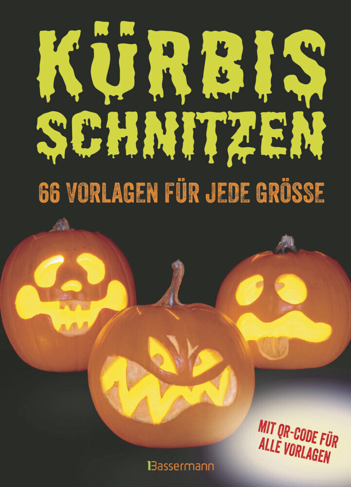 Kürbis schnitzen - 66 Vorlagen für jede Größe, mit QR-Code (Norbert Pautner)