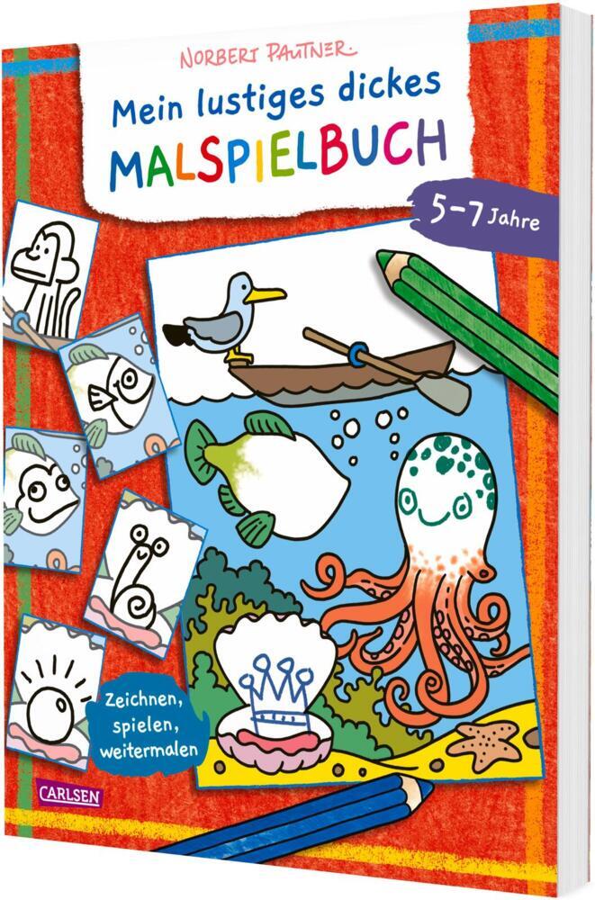 Mein lustiges dickes Malspielbuch (Norbert Pautner)