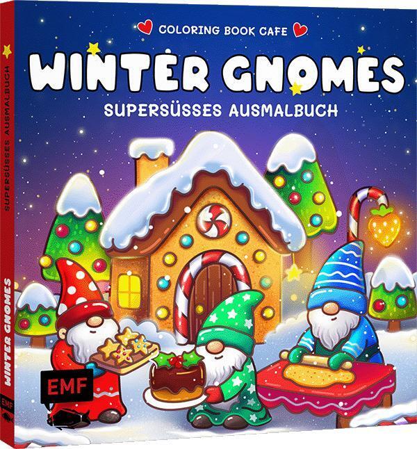 Cozy Coloring - Winter Gnomes (Coloring Book Cafe)