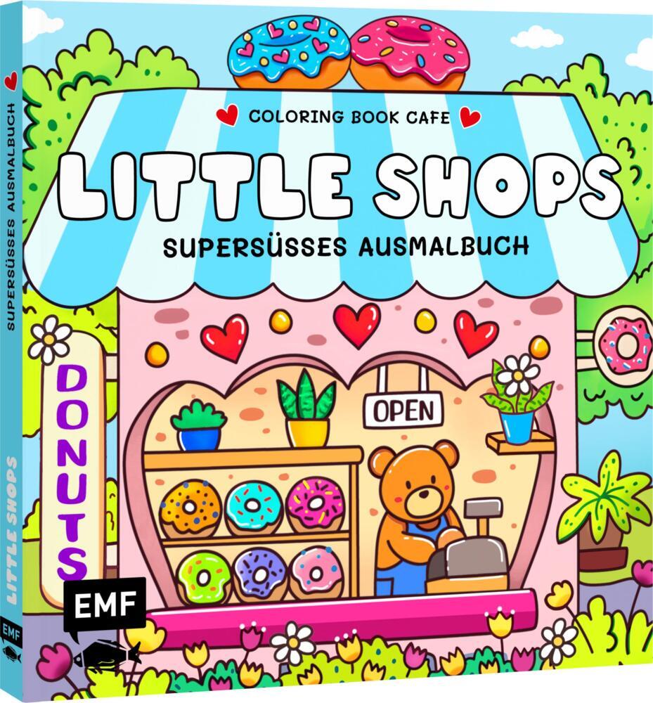 Cozy Coloring - Little Shops (Coloring Book Cafe)