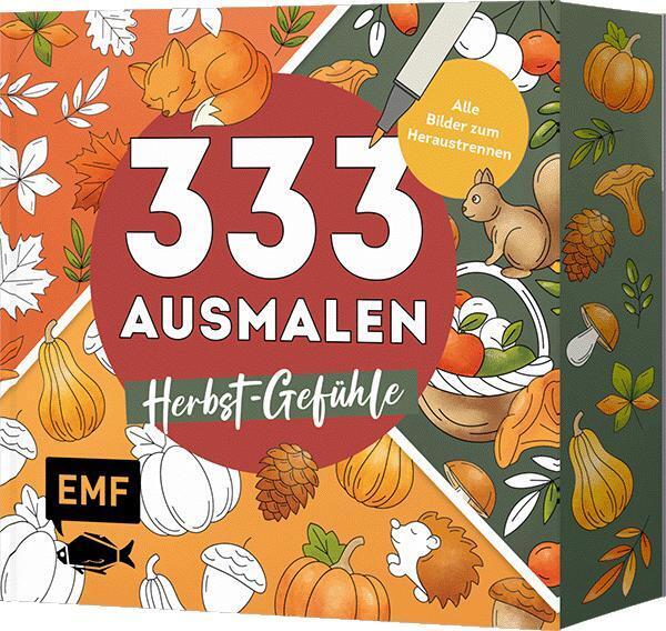 333 Ausmalen - Herbst-Gefühle (Edition Michael Fischer)