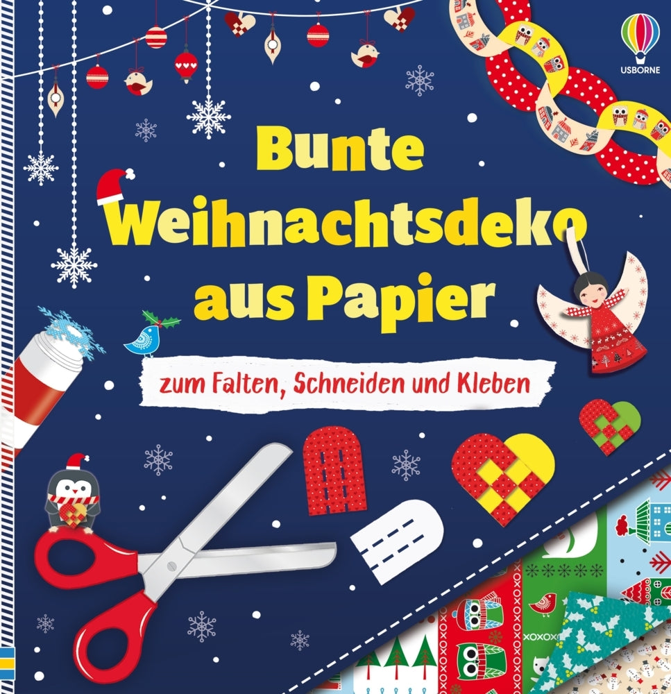 Bunte Weihnachtsdeko aus Papier (Fiona Watt)