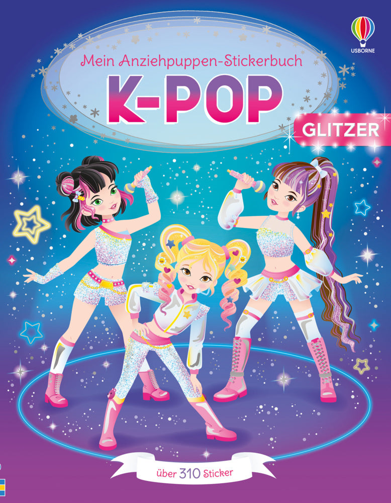 Mein Anziehpuppen-Stickerbuch: K-Pop (Lesley Sims)