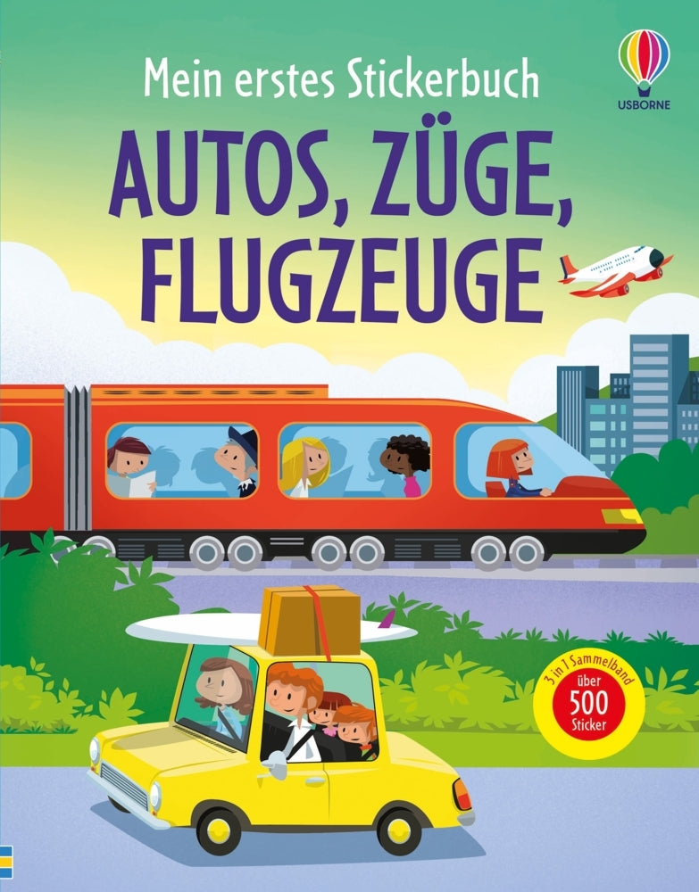 Mein erstes Stickerbuch: Autos, Züge, Flugzeuge (Sam Taplin)