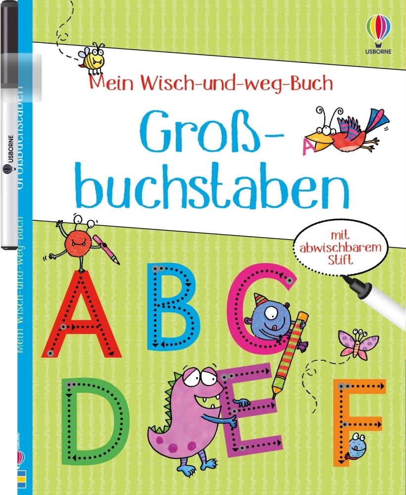 Mein Wisch-und-weg-Buch: Großbuchstaben (Jessica Greenwell)