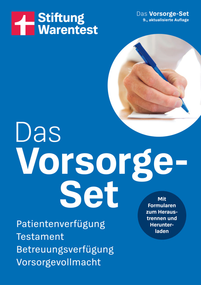 Das Vorsorge-Set (Stiftung Warentest)