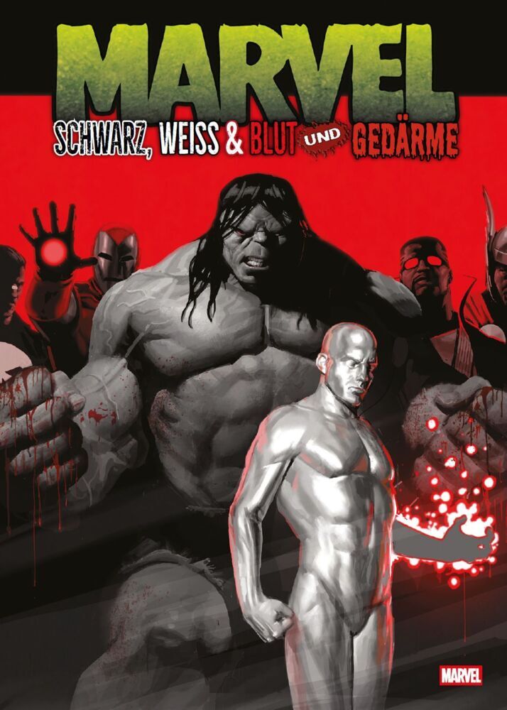 Marvel: Schwarz, Weiß & Blut und Gedärme (Al Ewing)