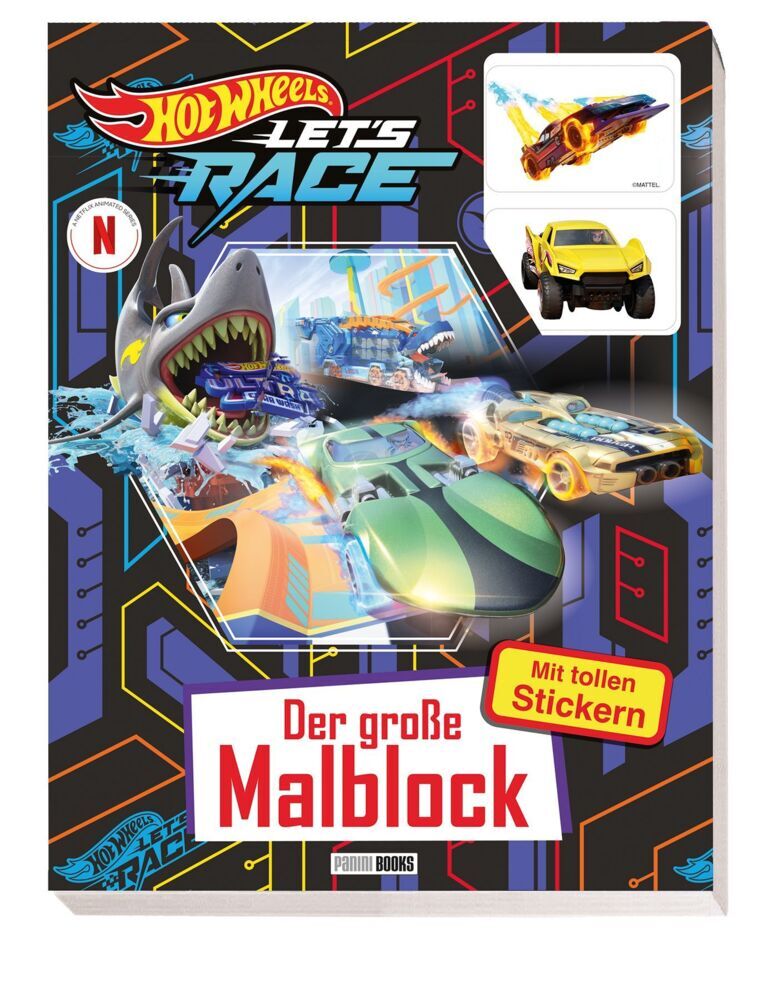 Hot Wheels(TM) Lets Race: Der große Malblock