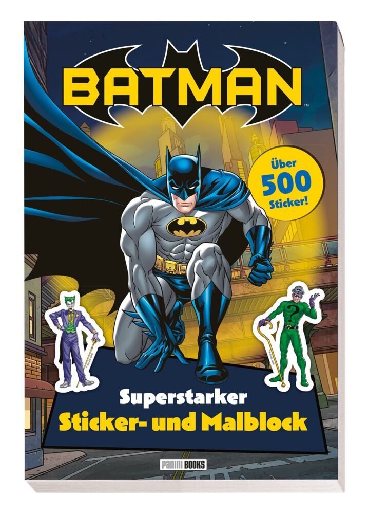 Batman: Superstarker Sticker- und Malblock (Panini)