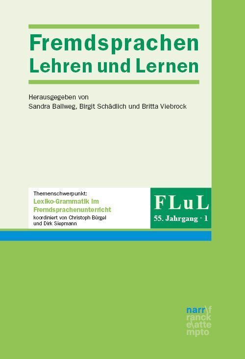 FLuL - Fremdsprachen Lehren und Lernen 55, 1 (Sandra Ballweg)