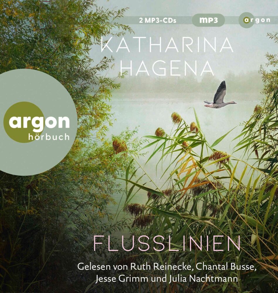 Flusslinien, 2 Audio-CD, 2 MP3 (Katharina Hagena)