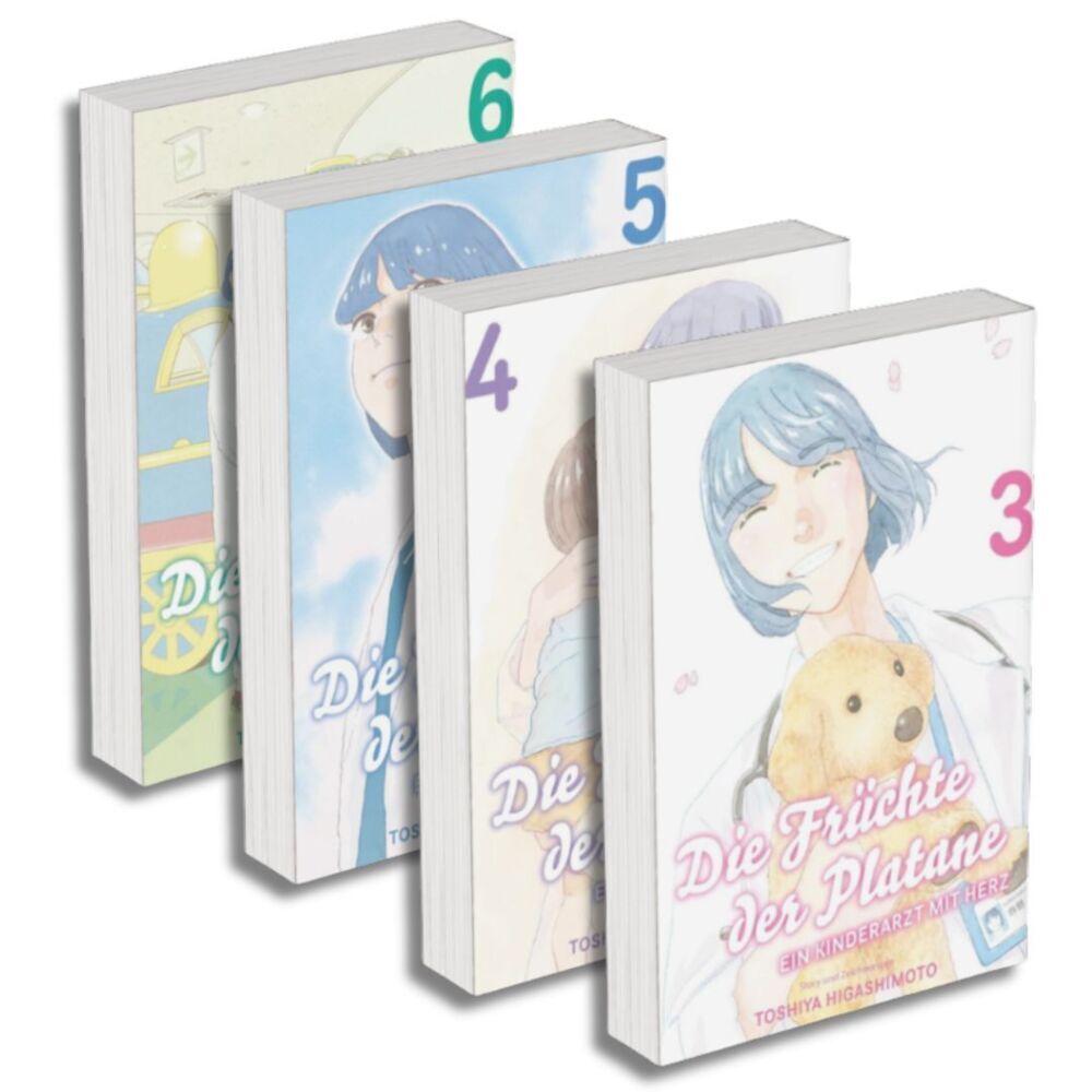 Die Früchte der Platane - Ein Kinderarzt mit Herz: Manga Pack 2 (Band 3-6) (Toshiya Higashimoto)