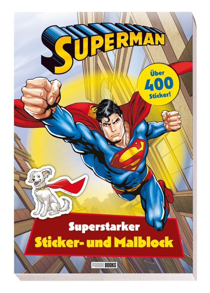 Superman: Superstarker Sticker- und Malblock (Panini)