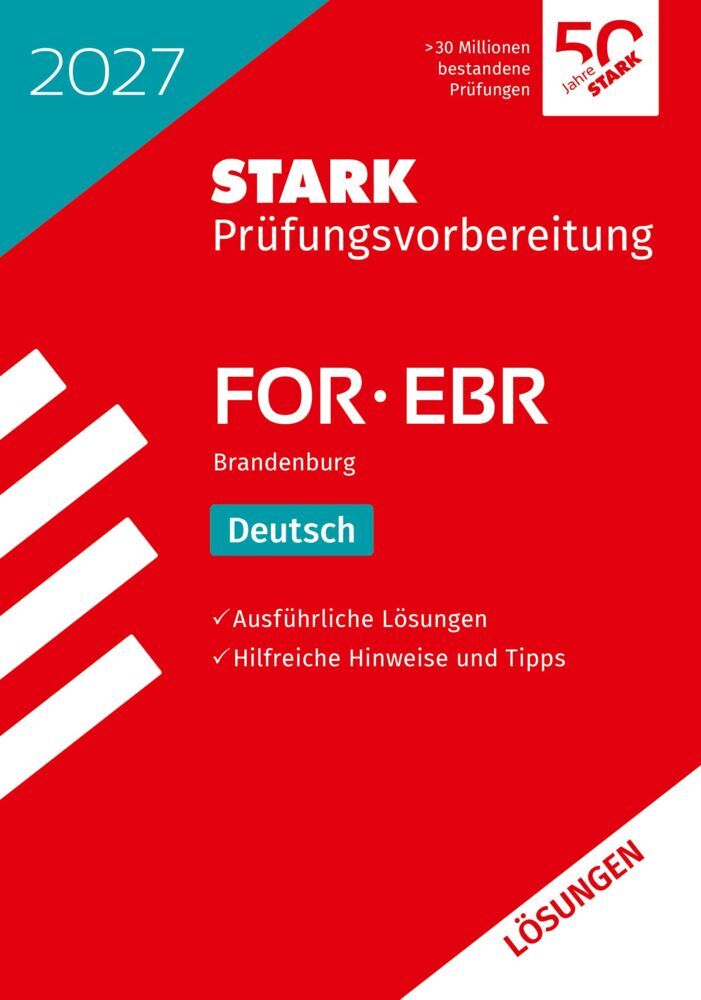 STARK Lösungen zu Deutsch - FOR/EBR 2027 Brandenburg - Prüfungsvorbereitung