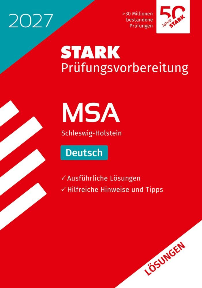 STARK Lösungen zu Deutsch - MSA 2027 Schleswig-Holstein - Prüfungsvorbereitung