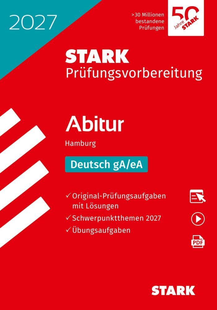 STARK Deutsch - Abitur 2027 Hamburg - Prüfungsvorbereitung, m. 1 Buch, m. 1 Beilage