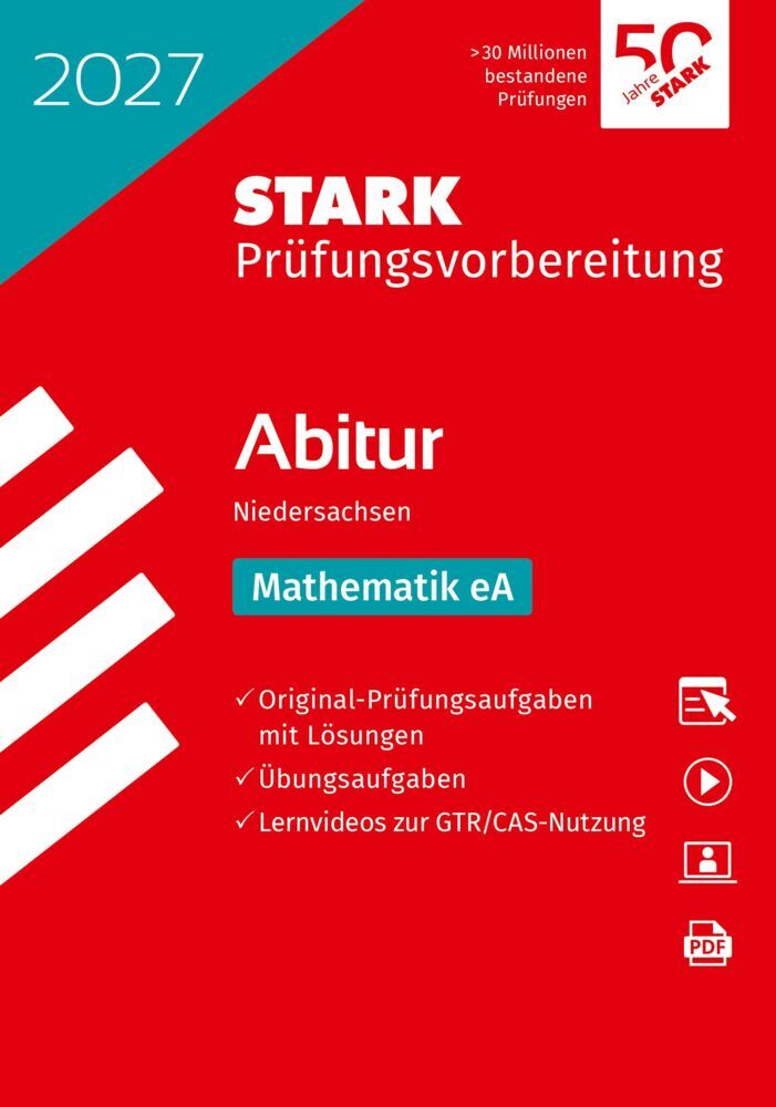 STARK Mathematik eA - Abitur 2027 Niedersachsen - Prüfungsvorbereitung, m. 1 Buch, m. 1 Beilage