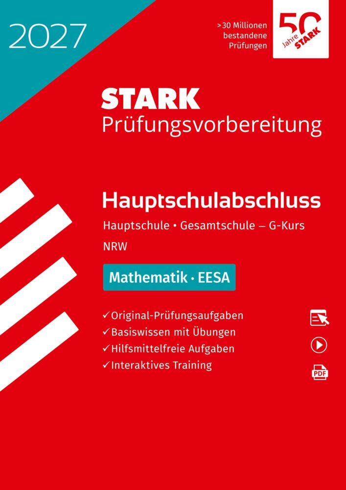 STARK Mathematik - Hauptschulabschluss (EESA) 2027 NRW - Prüfungsvorbereitung, m. 1 Buch, m. 1 Beilage