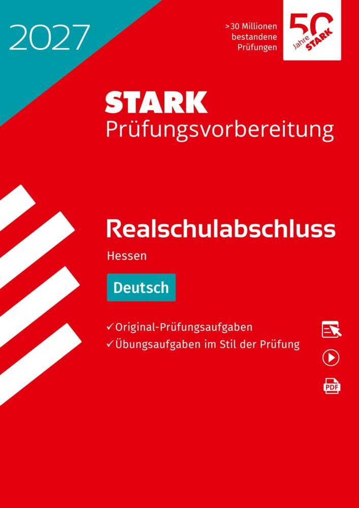 STARK Deutsch - Realschulabschluss 2027 Hessen - Prüfungsvorbereitung, m. 1 Buch, m. 1 Beilage