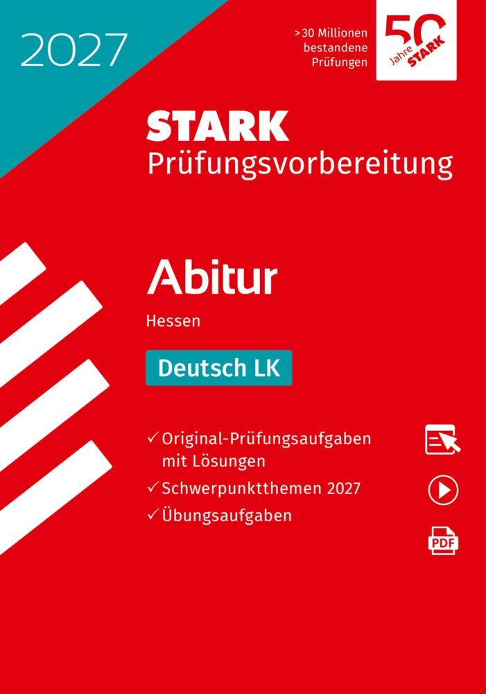 STARK Deutsch LK - Abitur 2027 Hessen - Prüfungsvorbereitung, m. 1 Buch, m. 1 Beilage