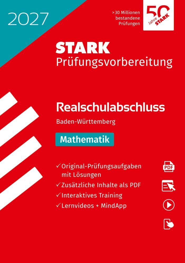 STARK Mathematik - Realschulabschluss 2027 BW - Prüfungsvorbereitung, m. 1 Buch, m. 1 Beilage