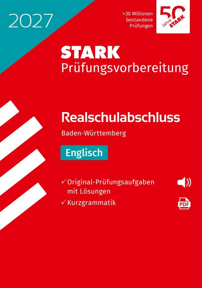 STARK Englisch - Realschulabschluss 2027 BW - Prüfungsvorbereitung