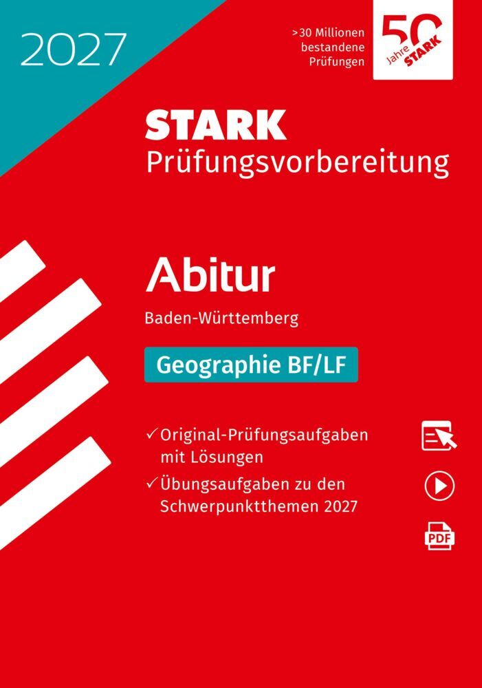 STARK Geographie - Abitur 2027 BW - Prüfungsvorbereitung, m. 1 Buch, m. 1 Beilage