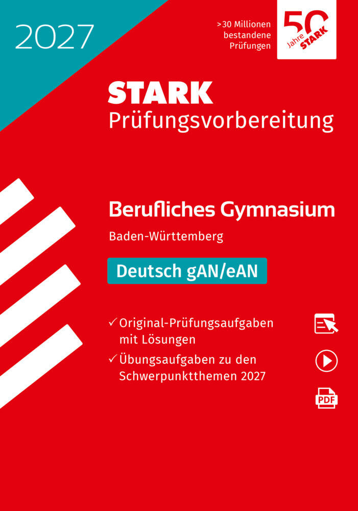 STARK Deutsch - Abitur Berufliches Gymnasium 2027 BW - Prüfungsvorbereitung, m. 1 Buch, m. 1 Beilage