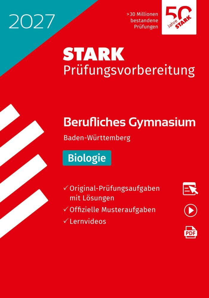 STARK Biologie - Abitur Berufliches Gymnasium 2027 BW - Prüfungsvorbereitung, m. 1 Buch, m. 1 Beilage