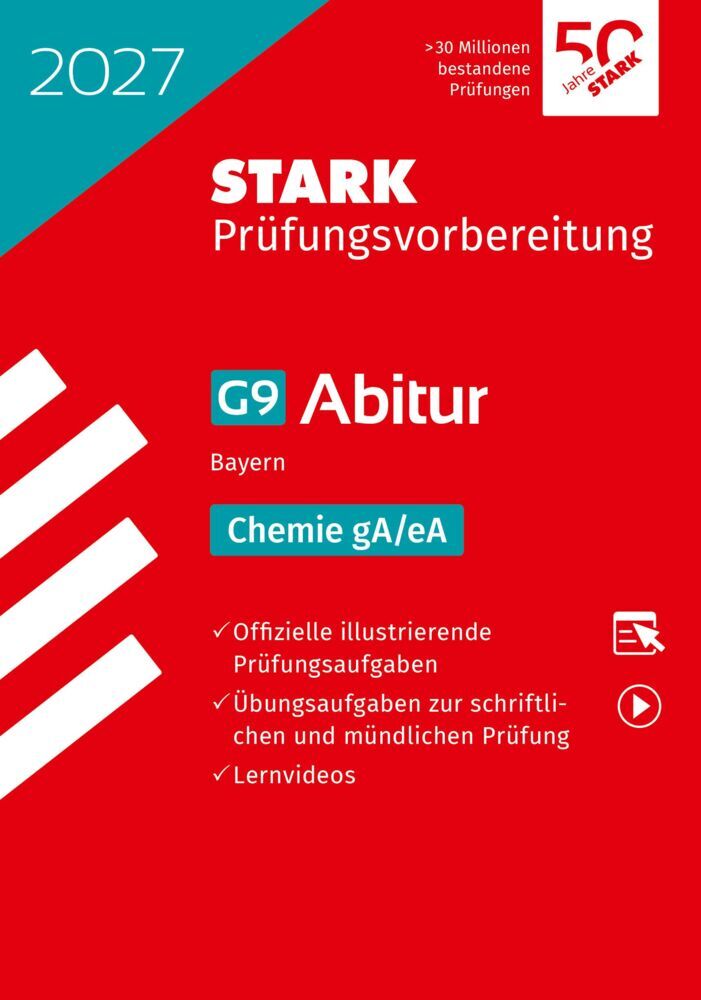 STARK Chemie gA/eA - Abitur 2027 Bayern - Prüfungsvorbereitung, m. 1 Buch, m. 1 Beilage
