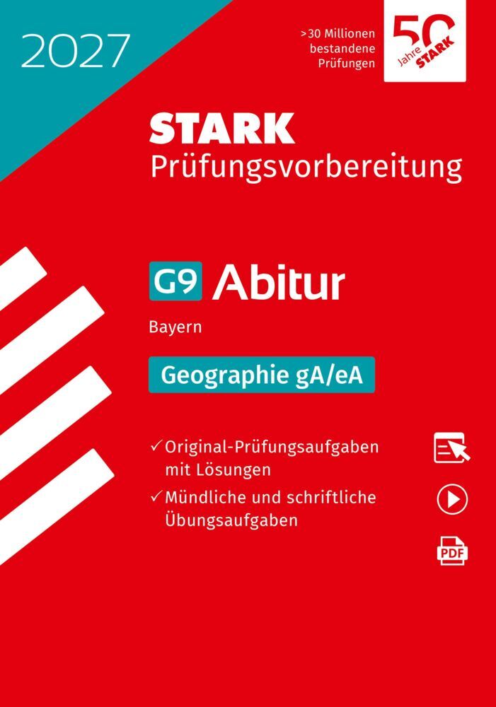 STARK Geographie gA/eA - Abitur 2027 Bayern - Prüfungsvorbereitung, m. 1 Buch, m. 1 Beilage
