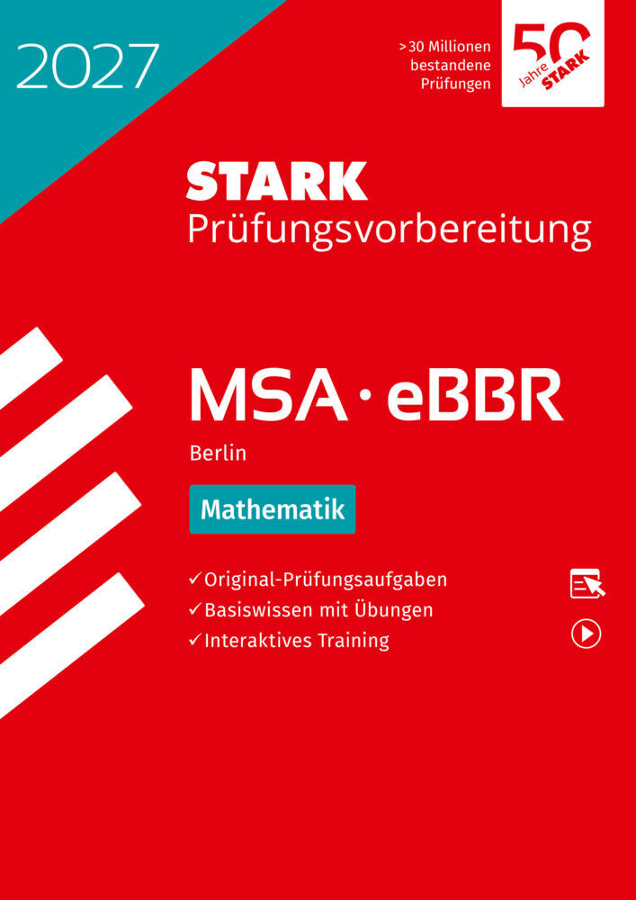 STARK Mathematik - MSA/eBBR 2027 Berlin - Prüfungsvorbereitung, m. 1 Buch, m. 1 Beilage