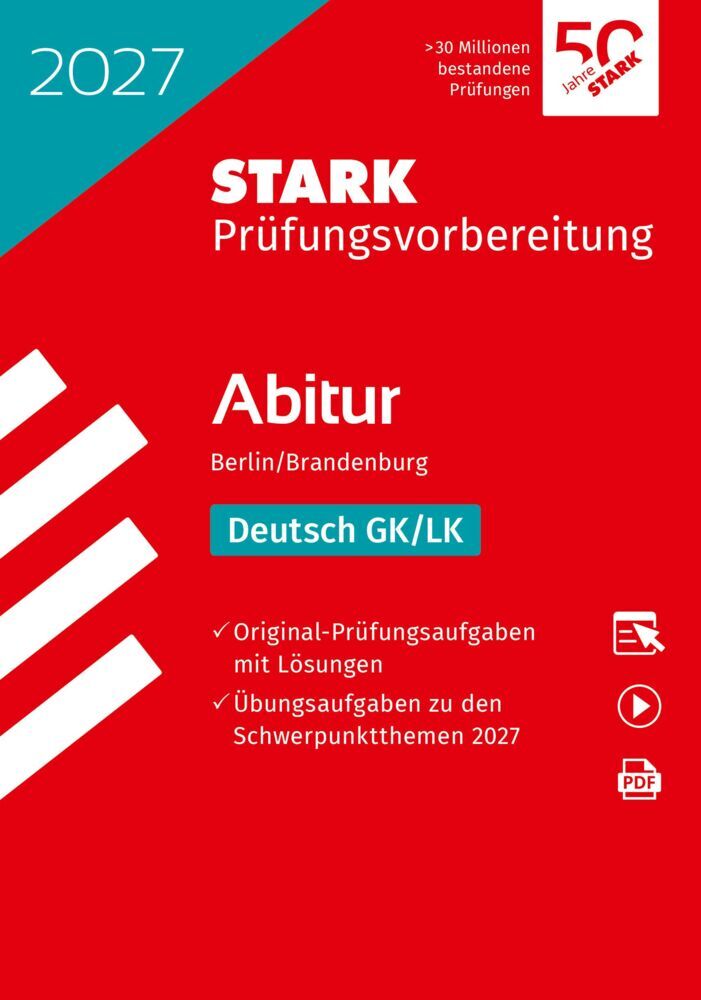 STARK Deutsch - Abitur 2027 Berlin/Brandenburg - Prüfungsvorbereitung, m. 1 Buch, m. 1 Beilage
