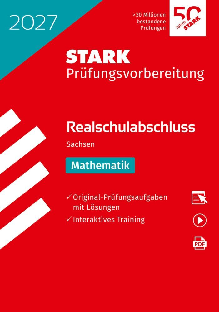 STARK Mathematik - Realschulabschluss 2027 Sachsen - Prüfungsvorbereitung, m. 1 Buch, m. 1 Beilage