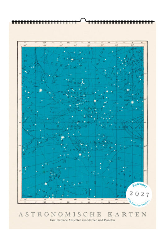 Astronomische Karten. Wandkalender 2027