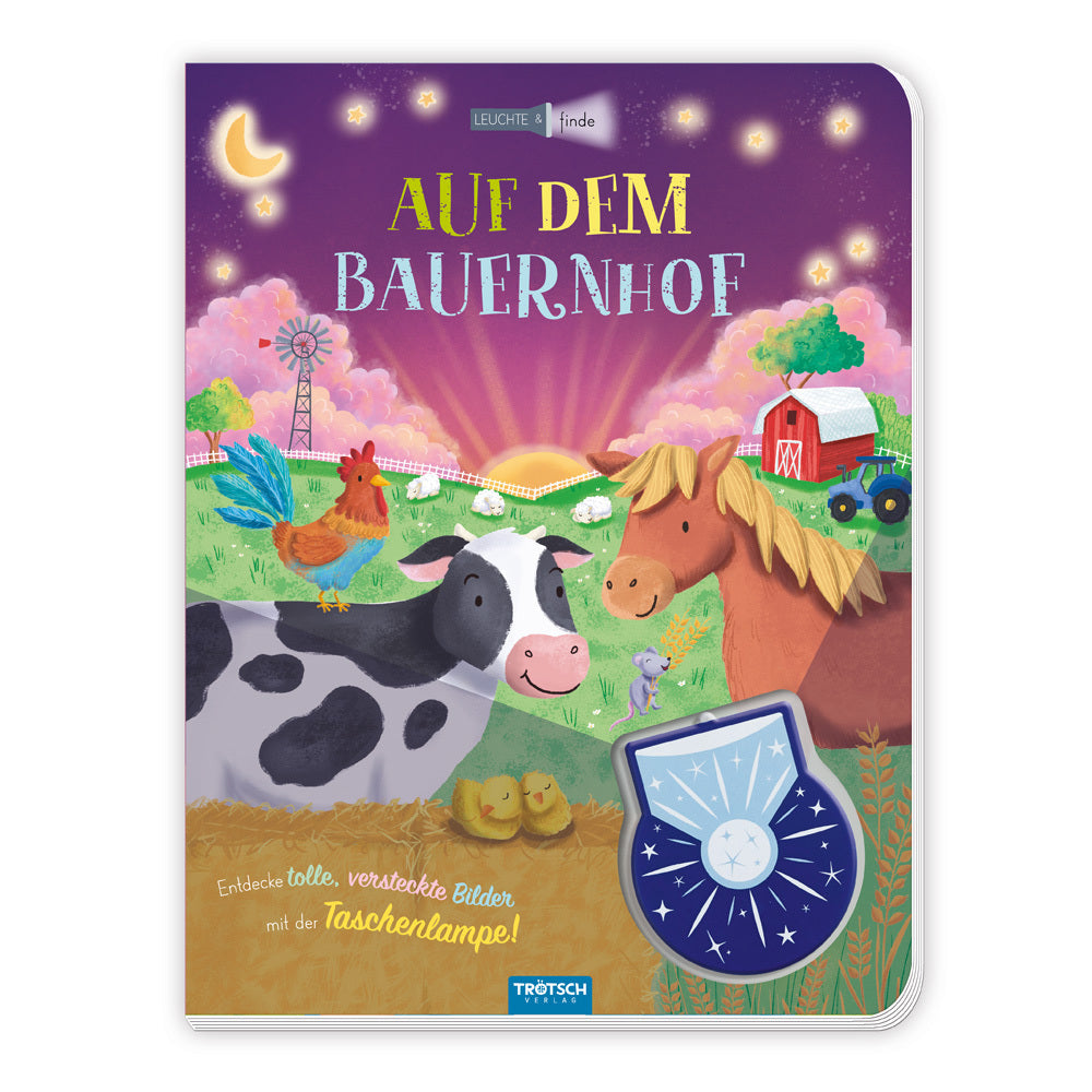 TRÖTSCH - Taschenlampenbuch Leuchte und finde Auf dem Bauernhof| Ab 3 Jahren (Trötsch Verlag Gmbh & Co.Kg)
