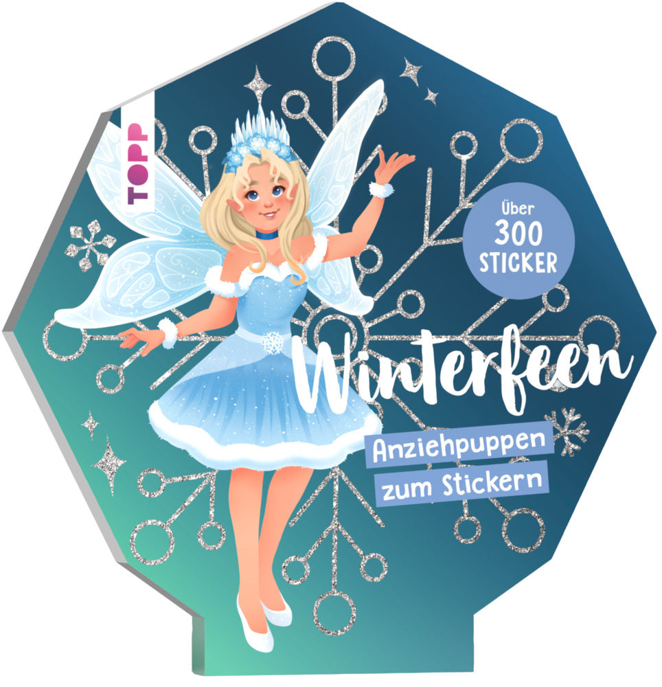 Stickerbuch: Anziehpuppen zum Stickern. Winterfeen (Lena Dick)